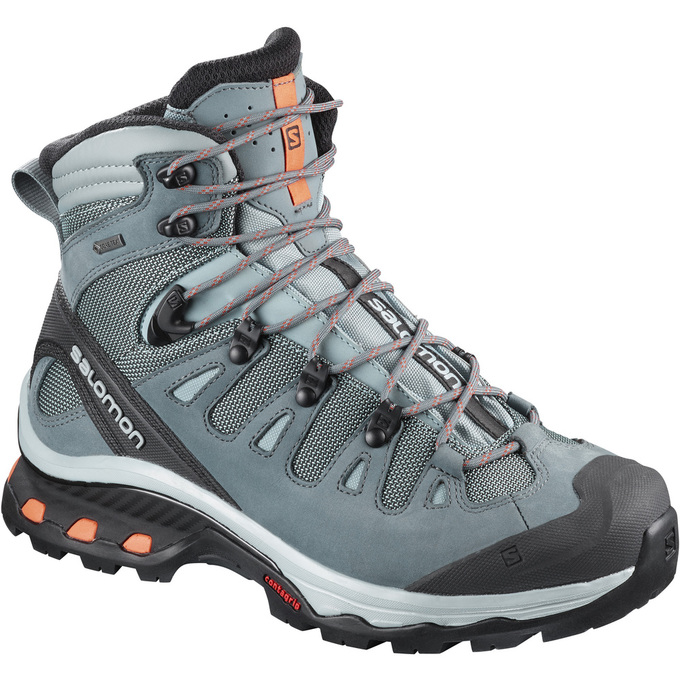 Salomon Singapore Womens Hiking Boots - QUEST 4D 3 GTX® W Light Turquoise/Black | 92705-QZIS